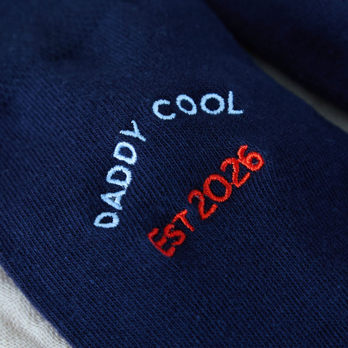 Personalised Daddy Cool Navy Socks