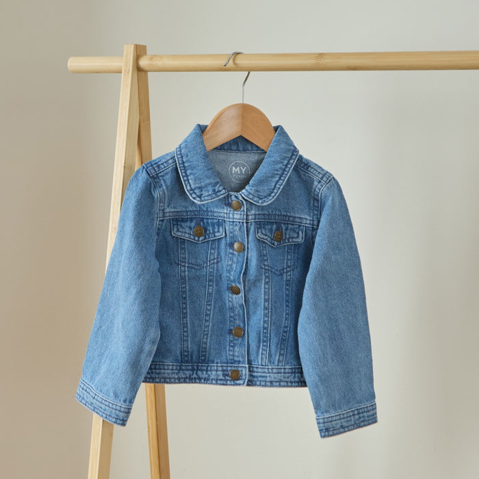 Personalised Dalmatian Badge Denim Jacket