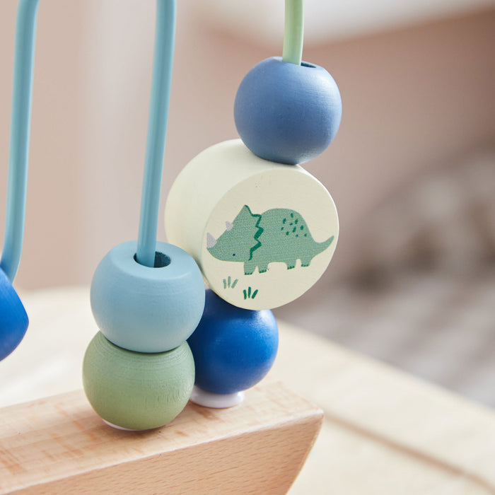 Personalised Dino Rocking Bead Activity Toy FSC®