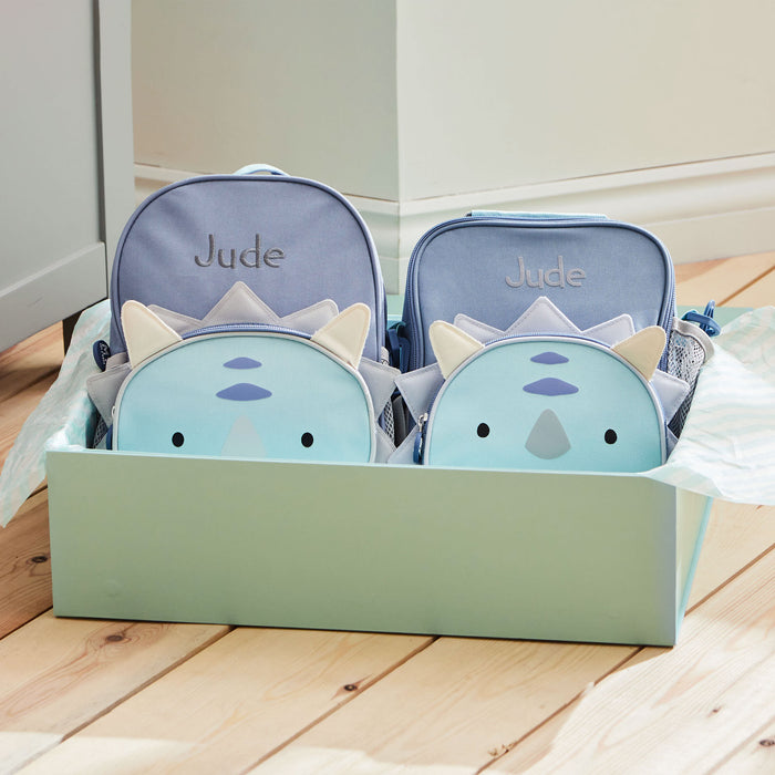 Personalised Dinosaur Backpack & Lunch Bag Gift Set