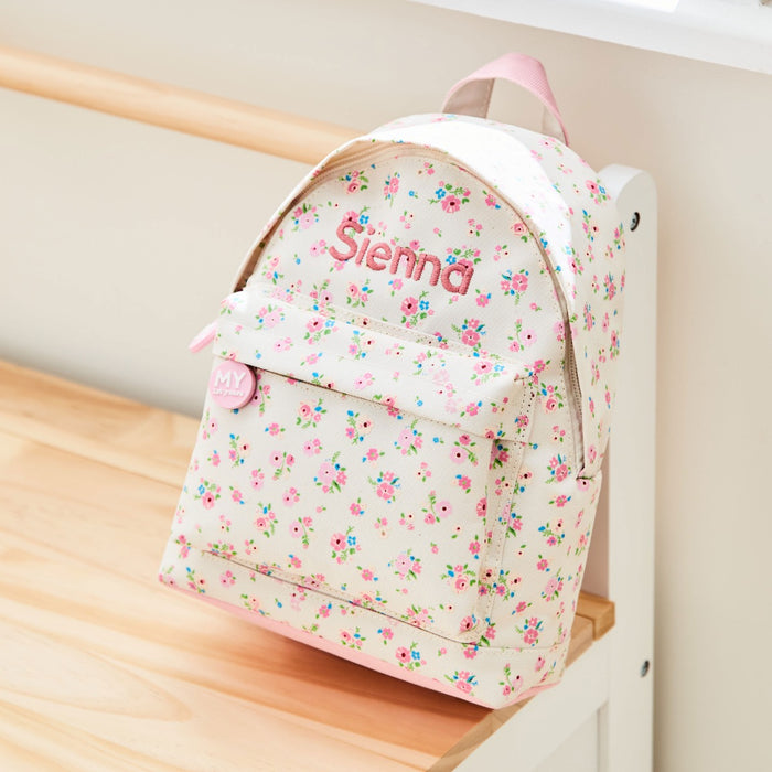 Personalised Ditsy Print Classic Mini Backpack
