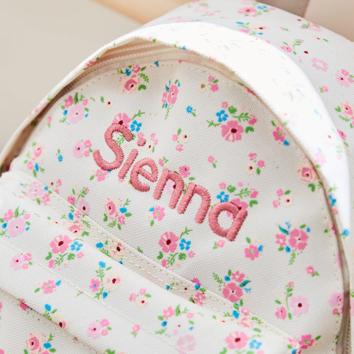 Personalised Ditsy Print Classic Mini Backpack