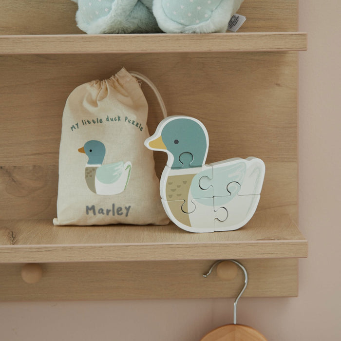 Personalised Duck Wooden Puzzle FSC®