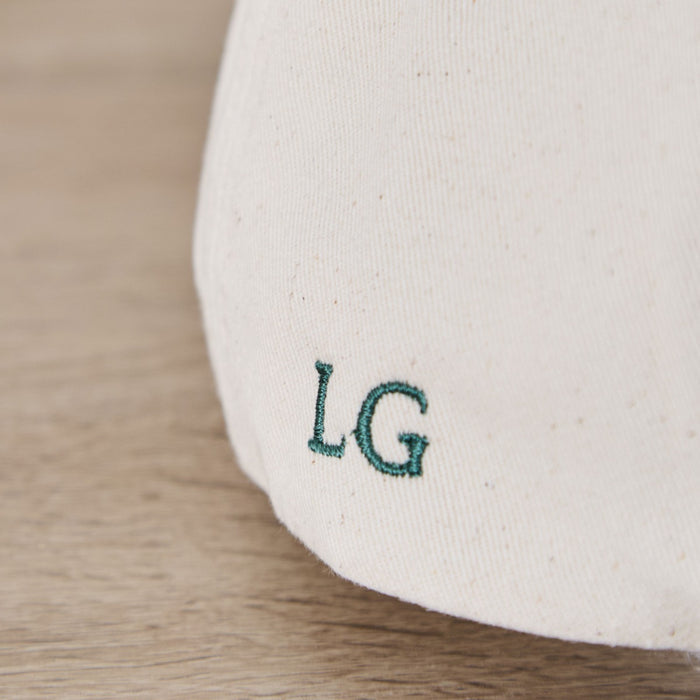 Personalised Ecru and Green Cool Father's Day Cap
