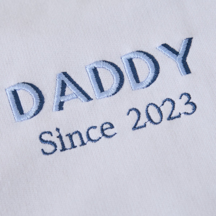 Personalised Ecru Father's Day Daddy Sweatshirt