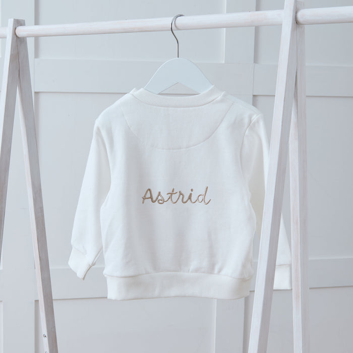 Personalised Ecru Sweater