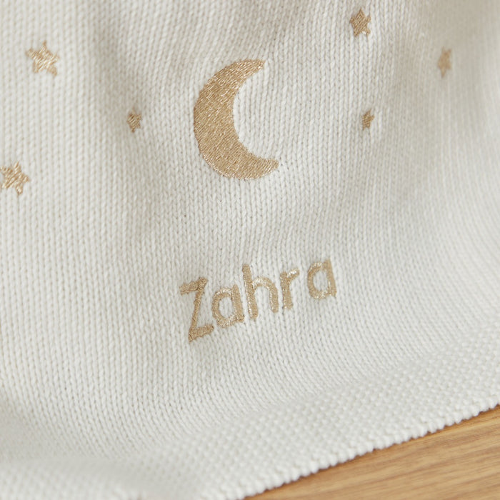 Personalised Eid Ivory Shawl