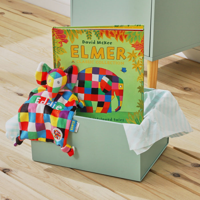 Personalised Elmer Newborn Gift Set