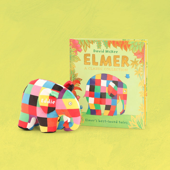 Personalised Elmer Read And Play Gift Set