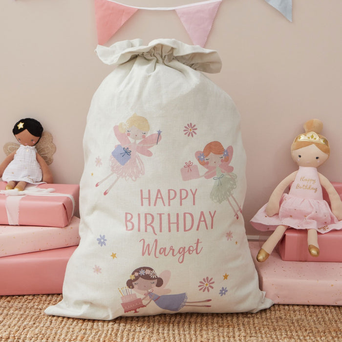 Personalised Fairy Birthday Sack