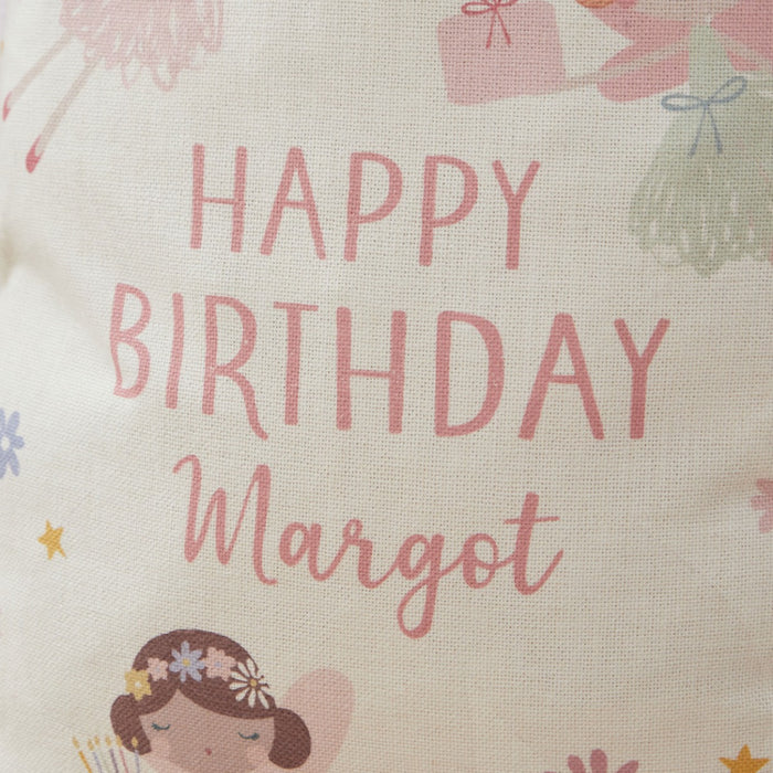 Personalised Fairy Birthday Sack