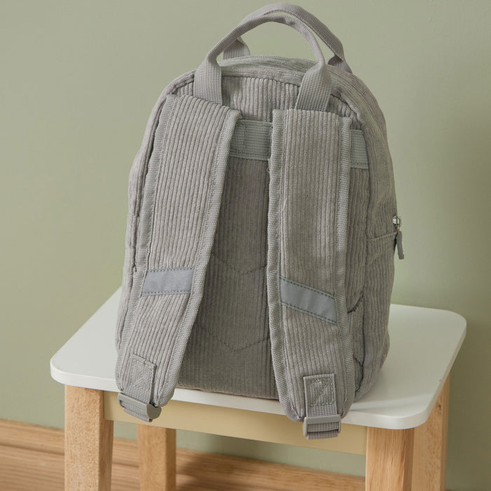 Personalised Farm Animals Embroidered Grey Cord Backpack