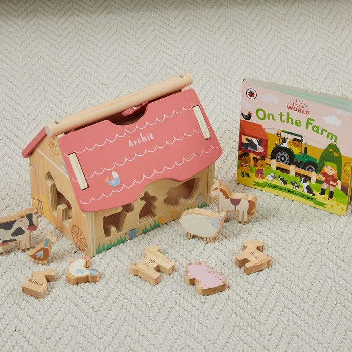 Personalised Farmyard Read and Play Set