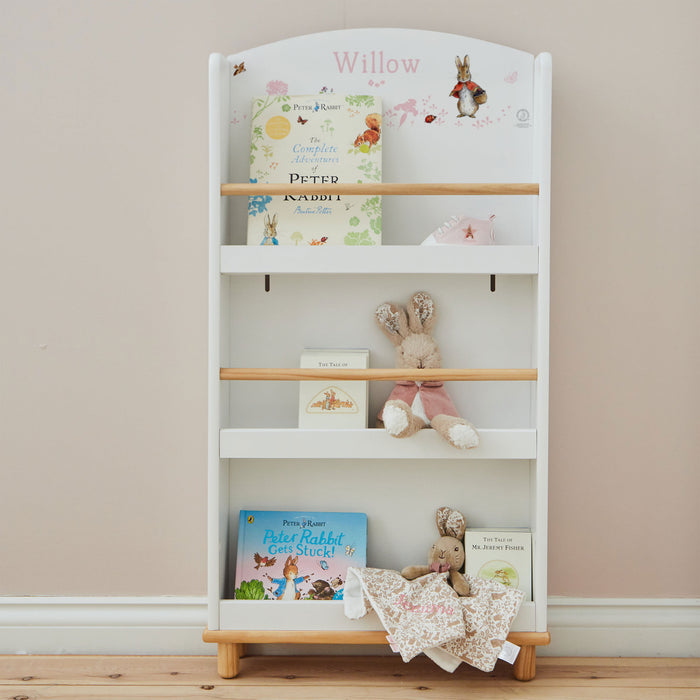 Personalised Flopsy Bunny™ Pink Bookcase