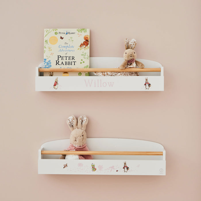 Personalised Flopsy Bunny™ Wooden Shelves