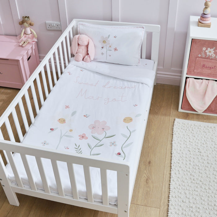 Personalised Floral Sweet Dreams Daisy Bedding Set