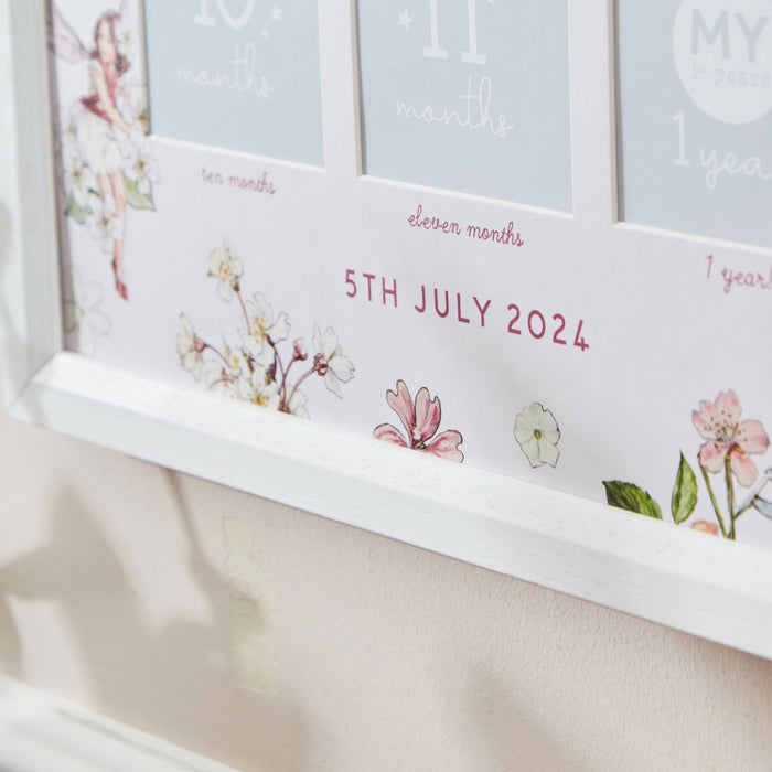 Personalised Flower Fairies™ 12-Month Baby Milestone Photo Frame