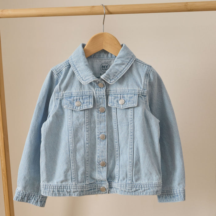 Personalised Flower Girl Stonewash Jacket