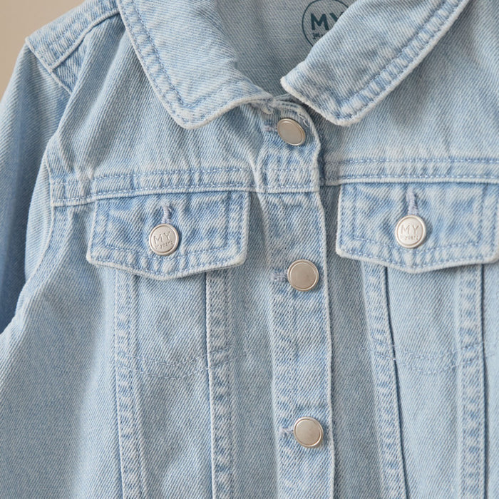 Personalised Flower Girl Stonewash Jacket
