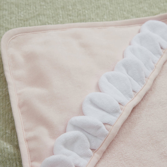 Personalised Flower Small Hooded Towel