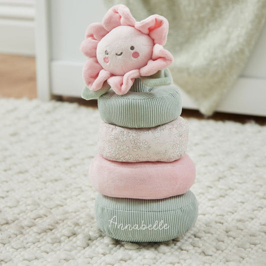 Personalised Flower Soft Stacking Toy