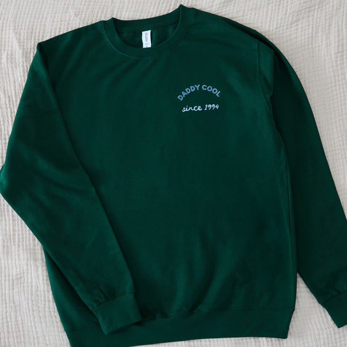 Personalised Forest Green Adults Cool Club Sweatshirt