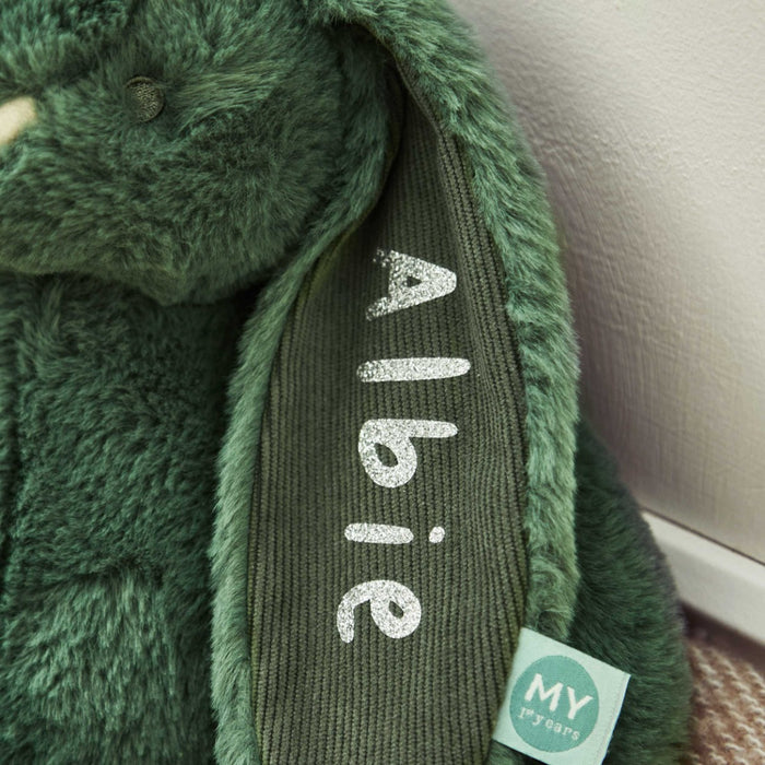 Personalised Forest Green Bunny Soft Toy