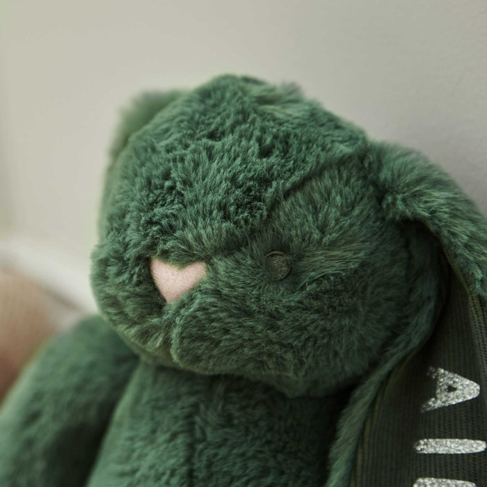 Personalised Forest Green Bunny Soft Toy