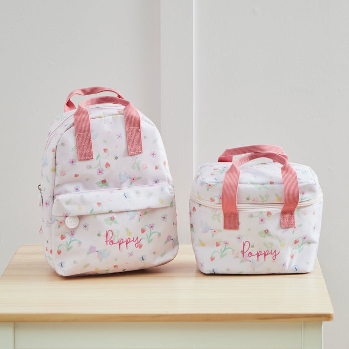 Personalised Fruit Floral Backpack & Lunch Bag Gift Set