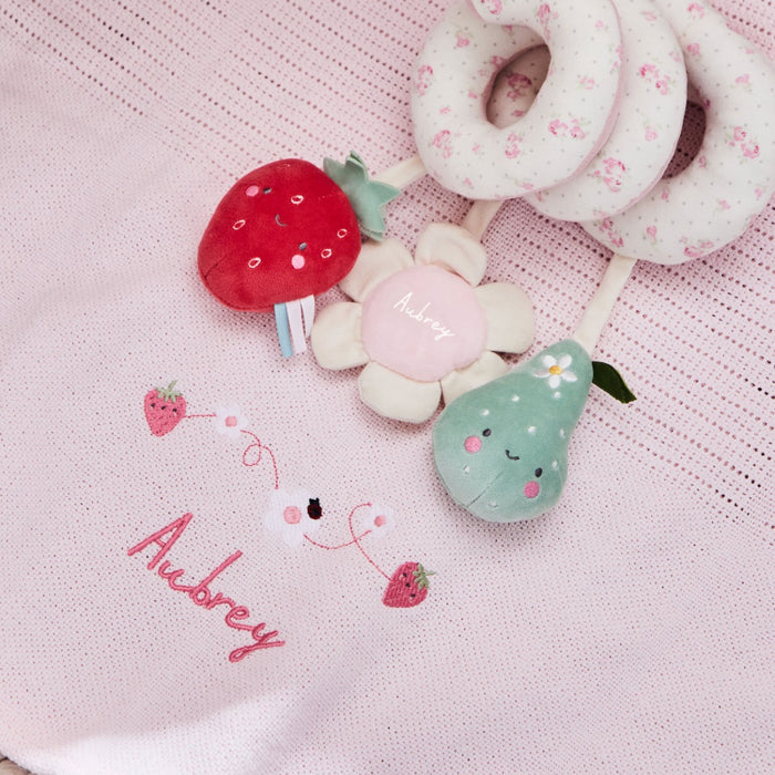 Personalised Fruit Floral Travel Essentials Set