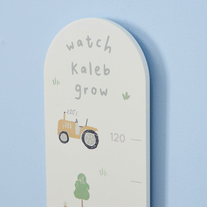 Personalised Fun On The Farm Height Chart FSC®
