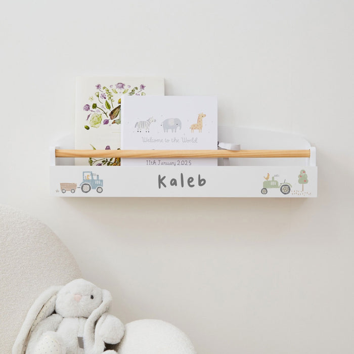 Personalised Fun On The Farm Picture Shelf