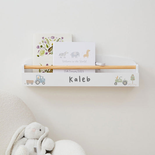 Personalised Fun On The Farm Picture Shelf