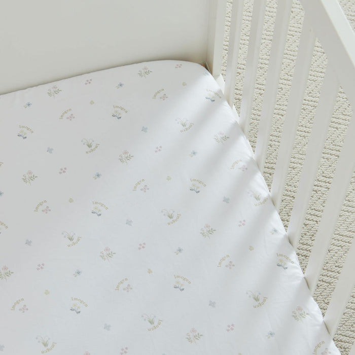 Personalised Garden Secrets Fitted Cot Sheet 70x140cm