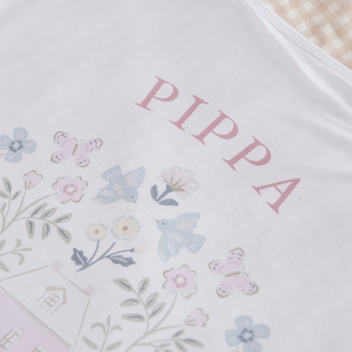 Personalised Garden Secrets Jersey Blanket