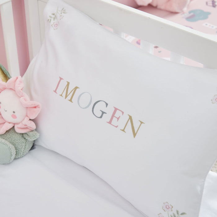 Personalised Garden Secrets Toddler Duvet and Pillow Set 150x120cm