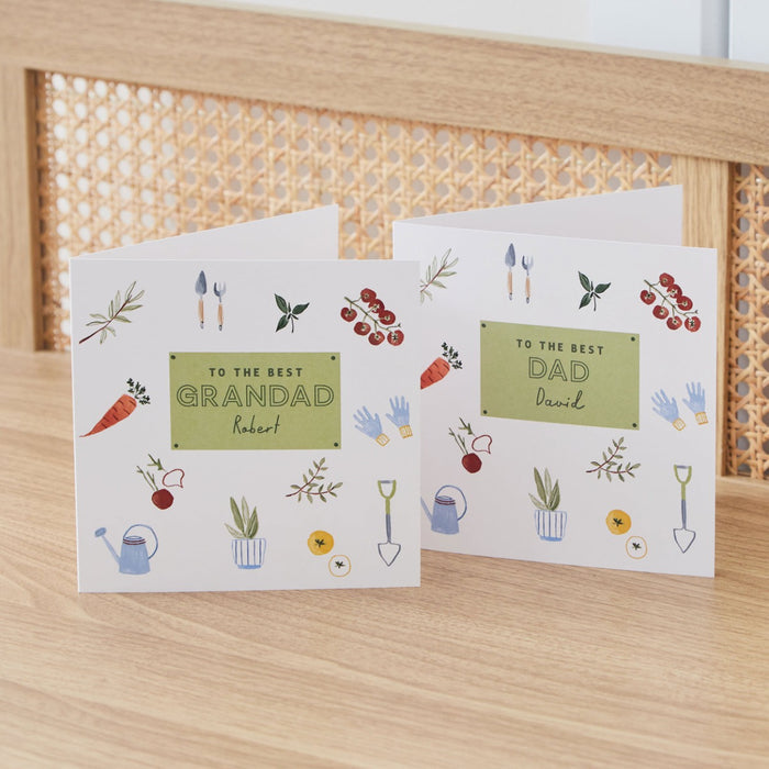 Personalised Gardening Greeting Card