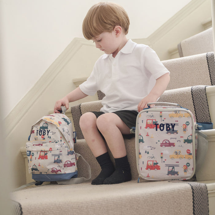 Personalised Going Places Backpack & Lunch Bag Gift Set