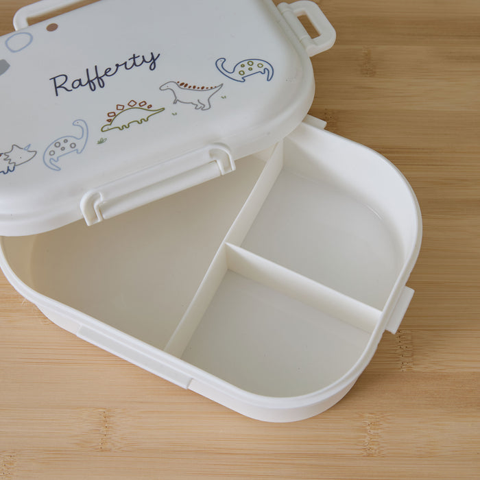 Personalised Green Dino Lunchbox