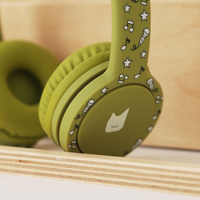 Personalised Green Tonies Foldable Headphones