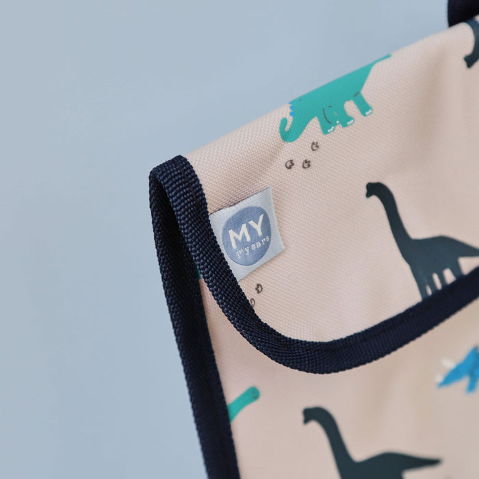 Personalised Grey Dino Book Bag