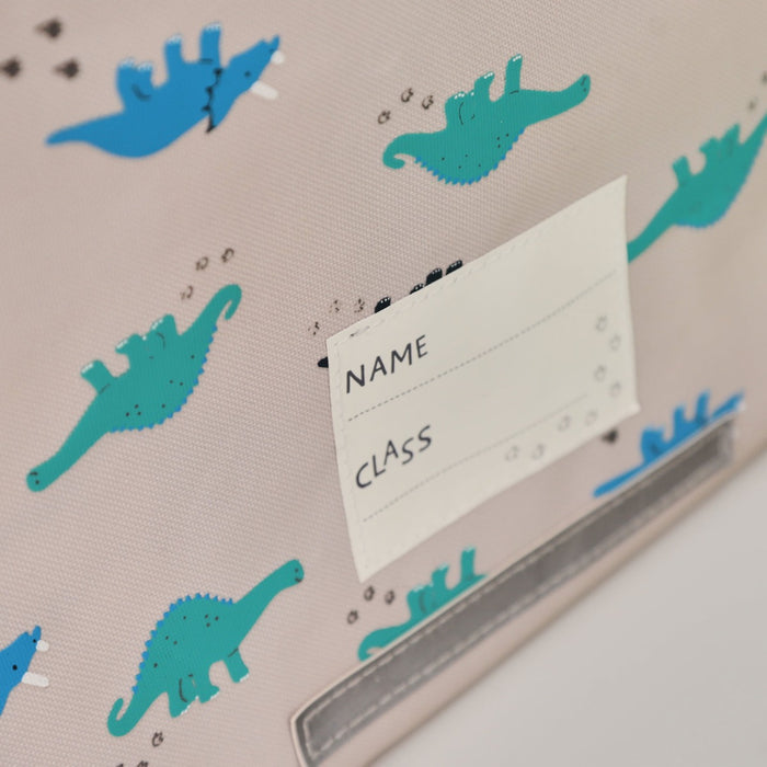 Personalised Grey Dino Book Bag