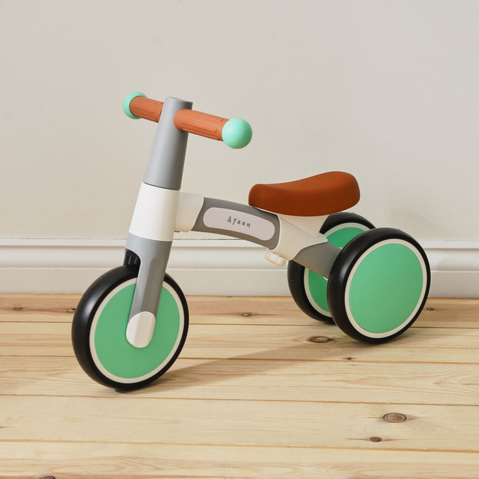 Personalised Hape Green Balance Bike