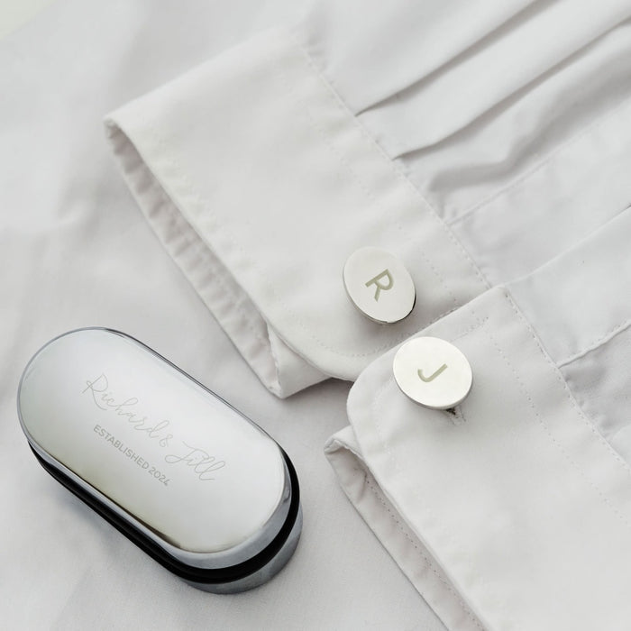 Personalised Happy Couple Cufflink Gift Set