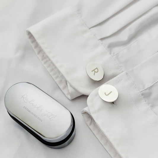 Personalised Happy Couple Cufflink Gift Set