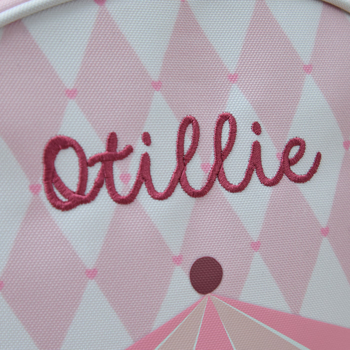 Personalised Harlequin Carousel Medium Backpack