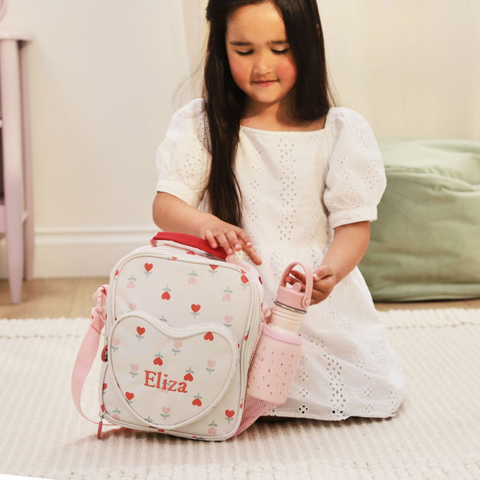 Personalised Heart Pocket All-Over Print Lunch Bag