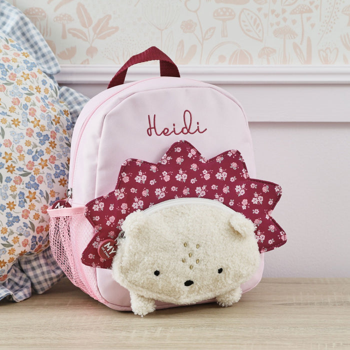 Personalised Hedgehog Mini Backpack