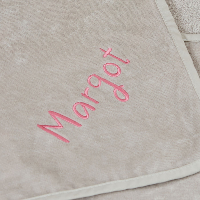 Personalised Hedgehog Small Hooded Towel