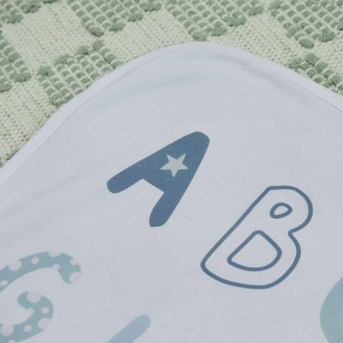 Personalised Hedgerow Hideout Abc Jersey Blanket